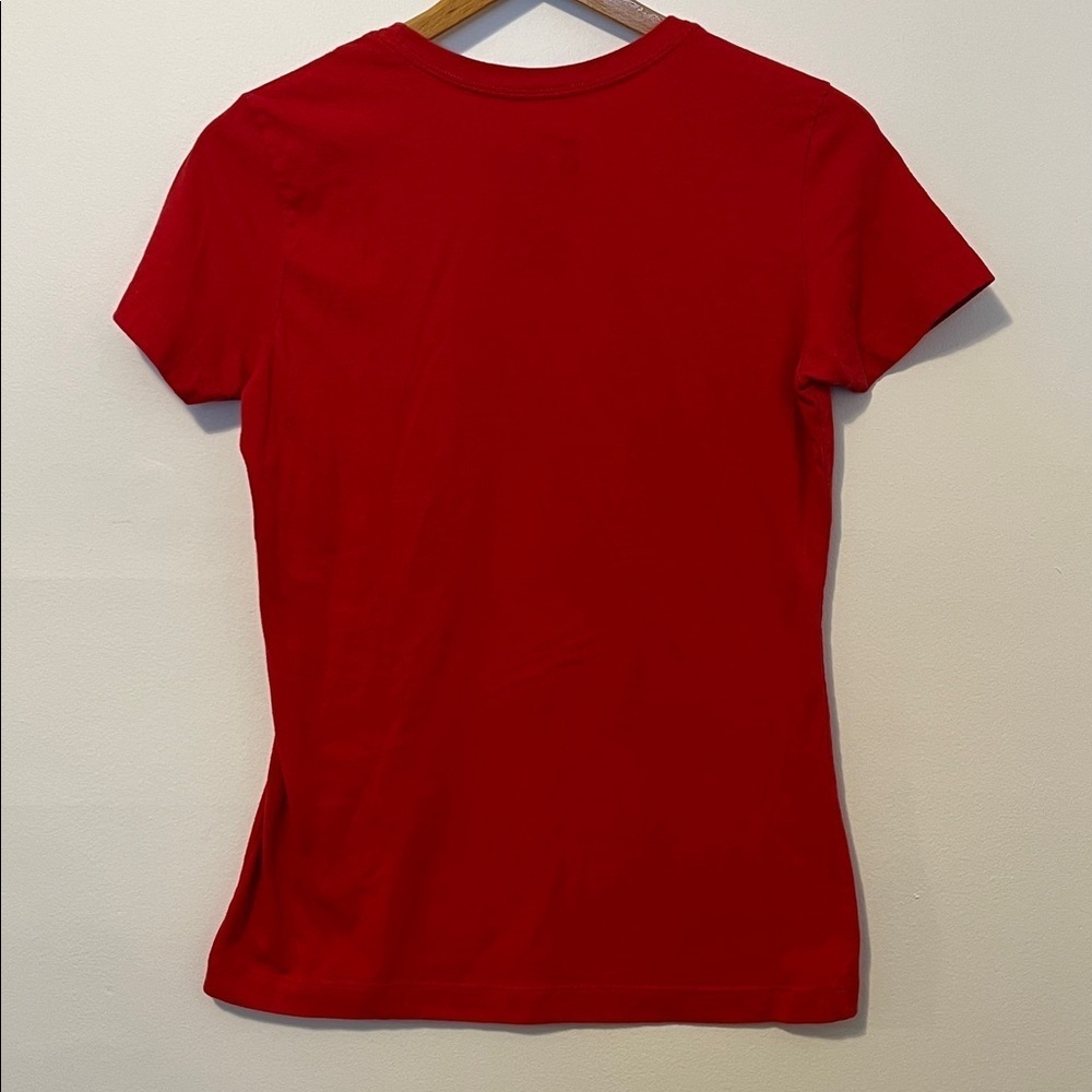 NIKE Boston Red Sox MLB Baseball Women’s Small Slim Fit Short Sleeve Graphic Tee - Picture 6 of 6